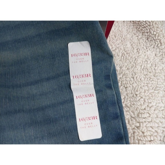 Isabel Maternity By Ingrid & Isabel Womens Blue Maternity Jeggings Jeans 16/33R - Picture 3 of 8